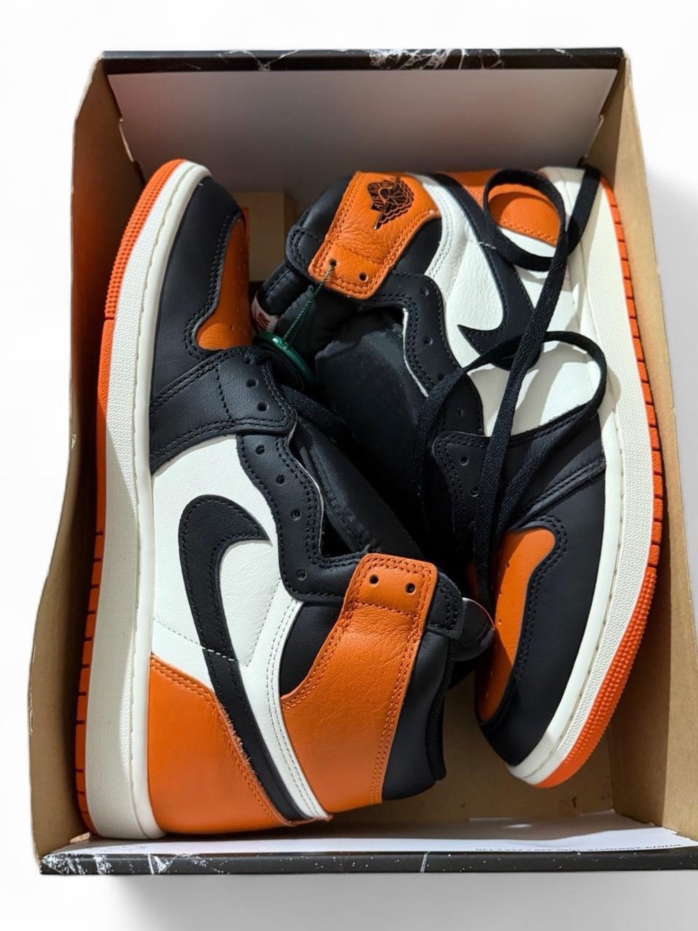 Jordan Air 1 High Orange/Black/White